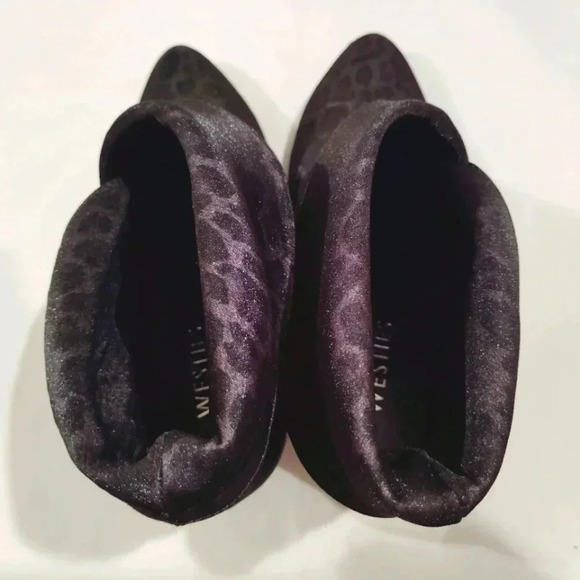 Westies Ankle Boots Booties Leopard Print Fold Over Panther 7.5 - Picture 8 of 13